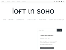 Tablet Screenshot of loftinsoho.com